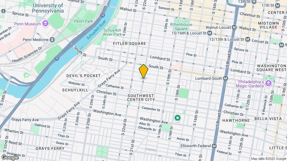 2061 Fitzwater St Map and Location Details