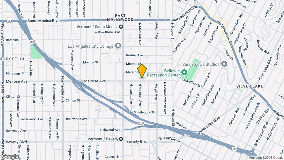 700 N Madison Ave, Unit 1/2 Map and Location Details
