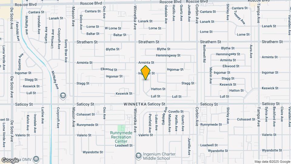 7706 Quakertown Ave Map and Location Details