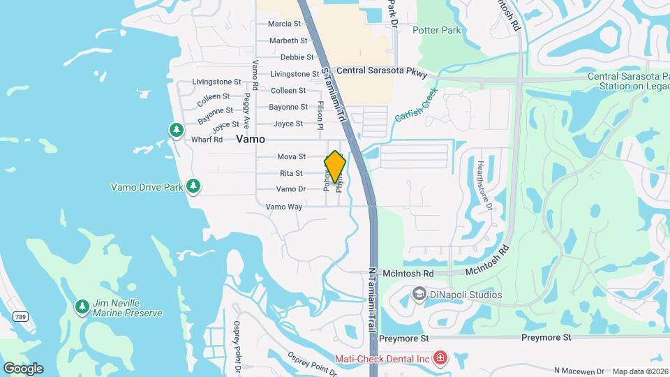 8926 Phyliss Ave Mapa y Detalles de la Ubicación