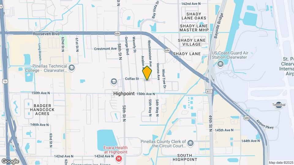 15165 Avalon Ave Map and Location Details