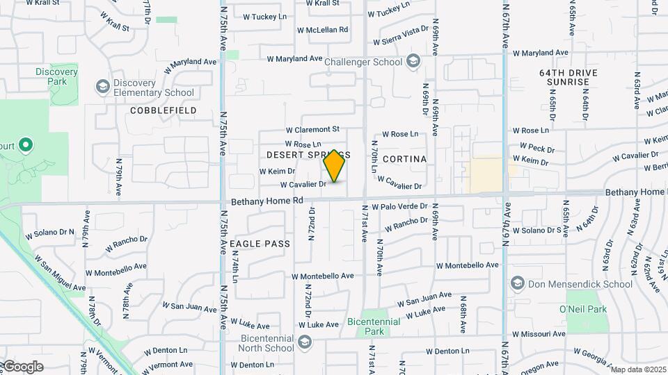 7149 W Cavalier Dr Map and Location Details