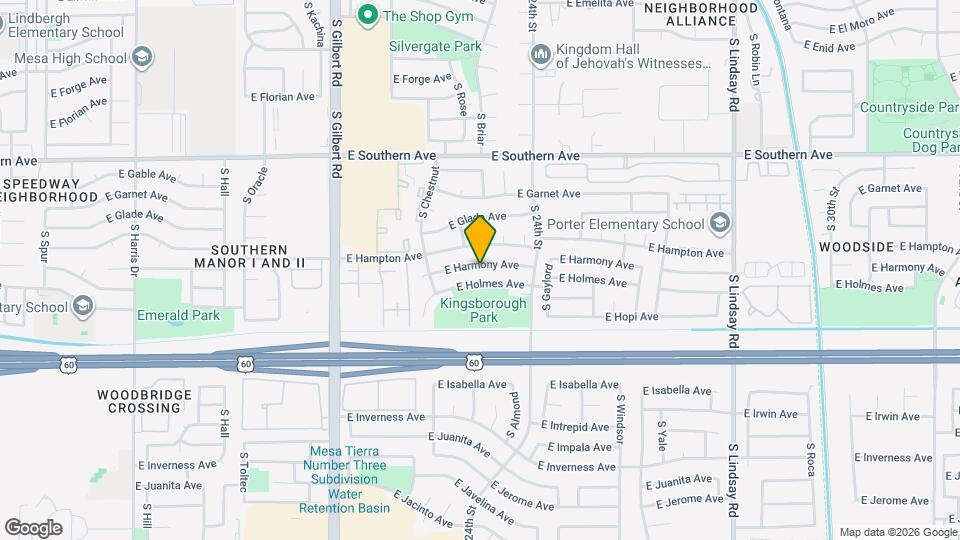 2259 E Harmony Ave Map and Location Details