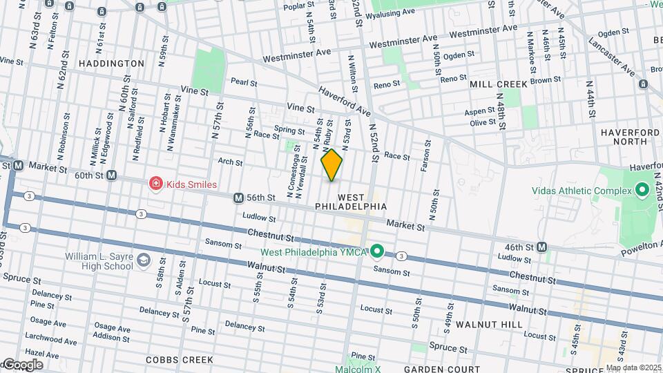 51 N Peach St Map and Location Details