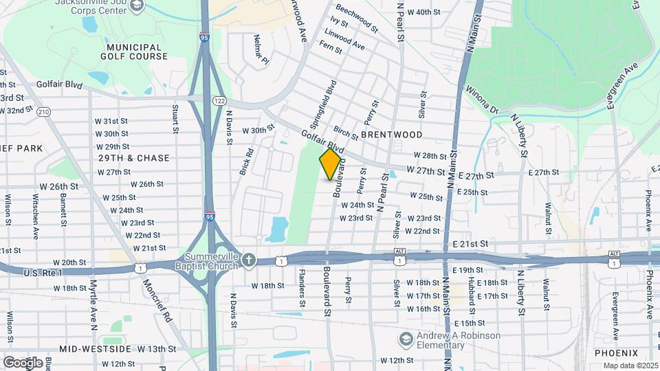 519 W 25th St Map and Location Details