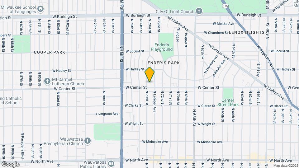 7254 W Center St Map and Location Details