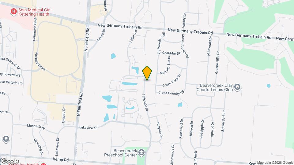 2545 Hillsdale Dr Map and Location Details