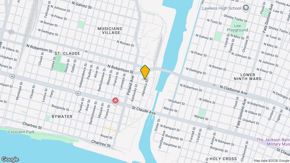 1414 Japonica St Map and Location Details