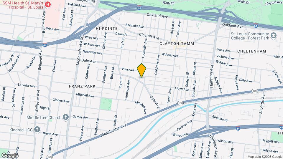 6535 Dale Ave Map and Location Details