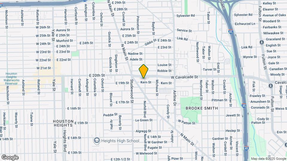 1108 Kern St Map and Location Details