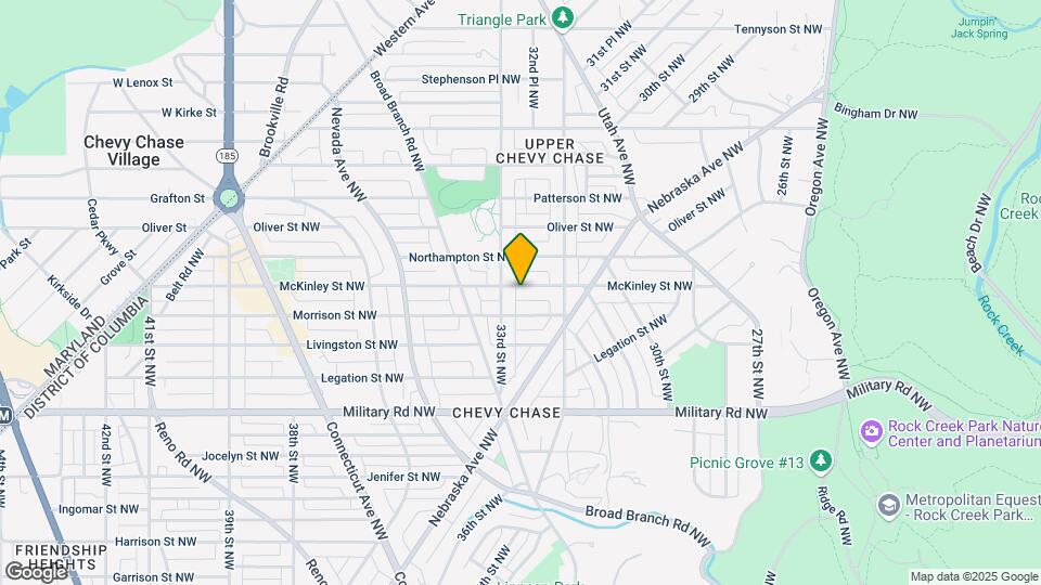 3236 McKinley St NW Map and Location Details