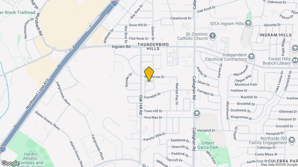 2526 Town Briar St Map and Location Details