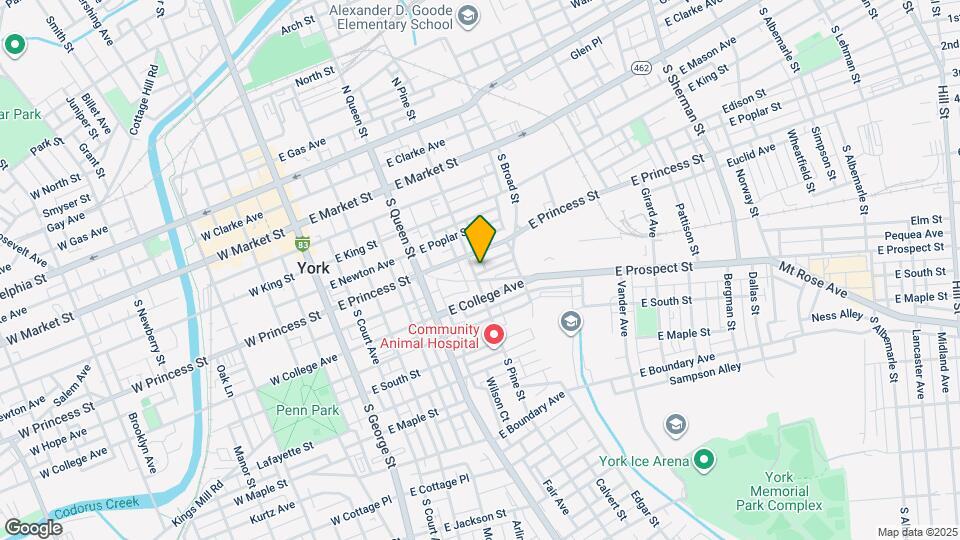 221 N Pine St Mapa y Detalles de la Ubicación