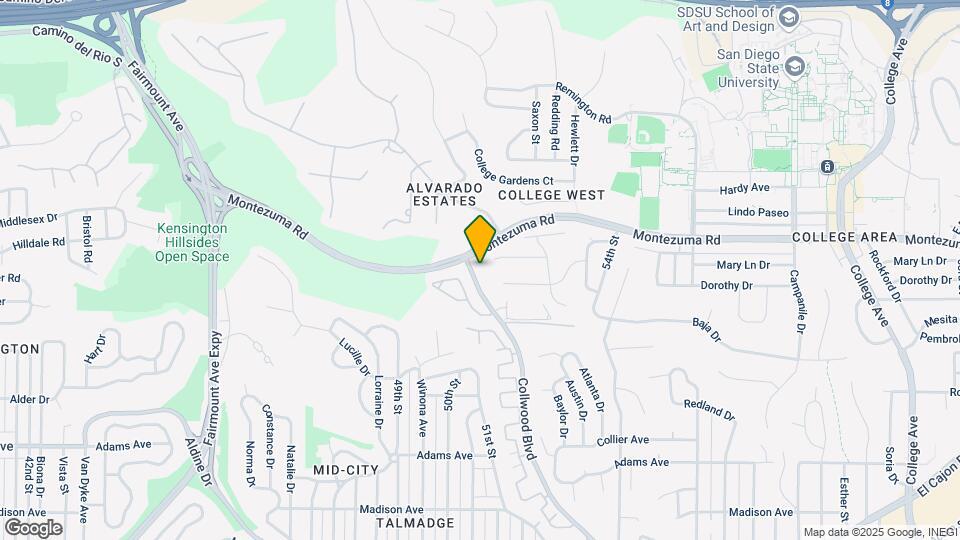 5055 Collwood Blvd Mapa y Detalles de la Ubicación
