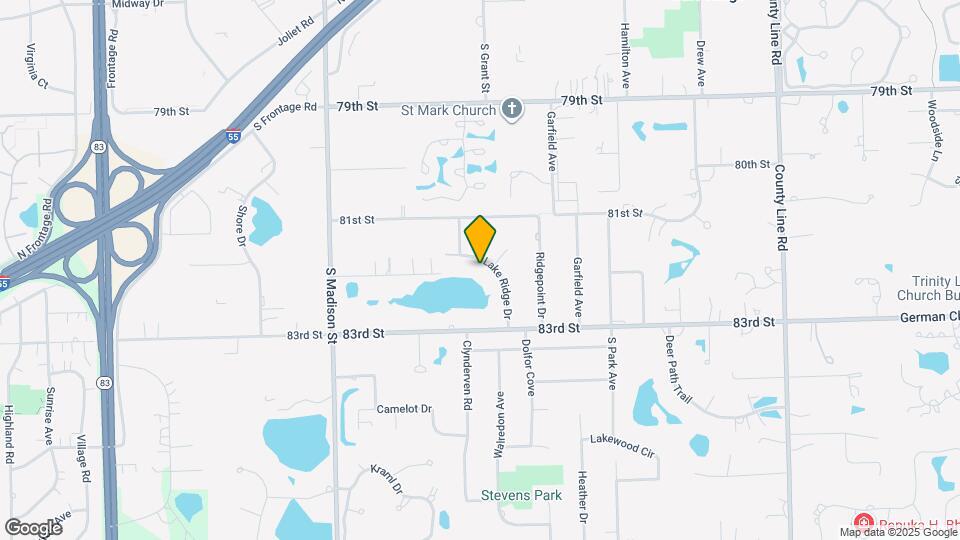 8170 Lake Ridge Dr Map and Location Details