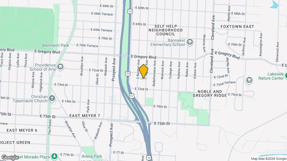 7218 Agnes Ave Map and Location Details