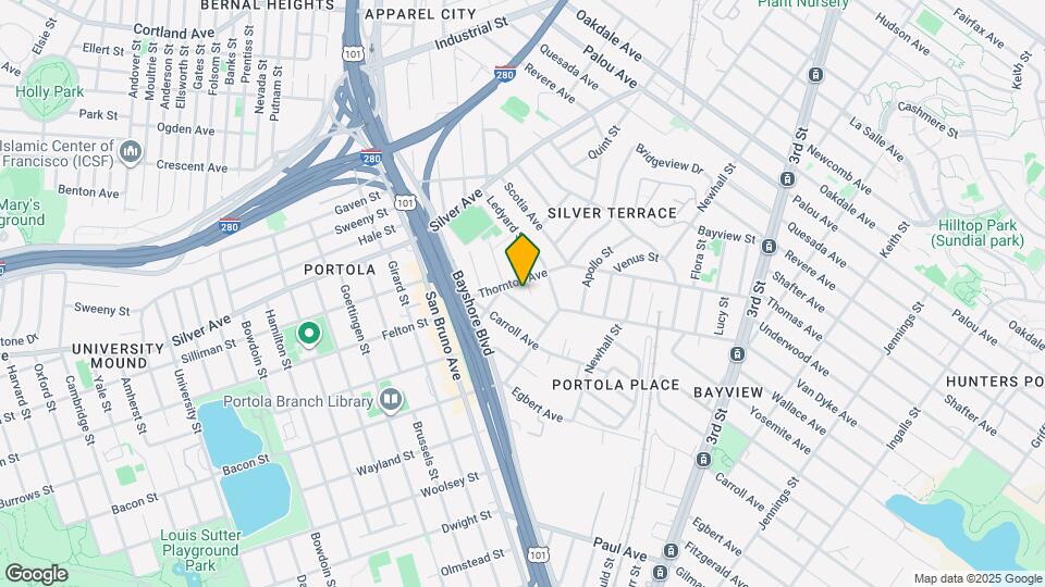 2066 Bancroft Ave Map and Location Details