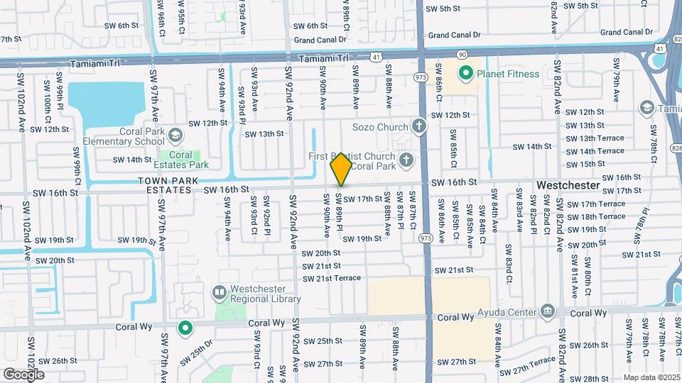 8942 SW 16th St Map and Location Details