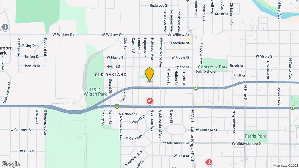 813 N Jenison Ave Mapa y Detalles de la Ubicación