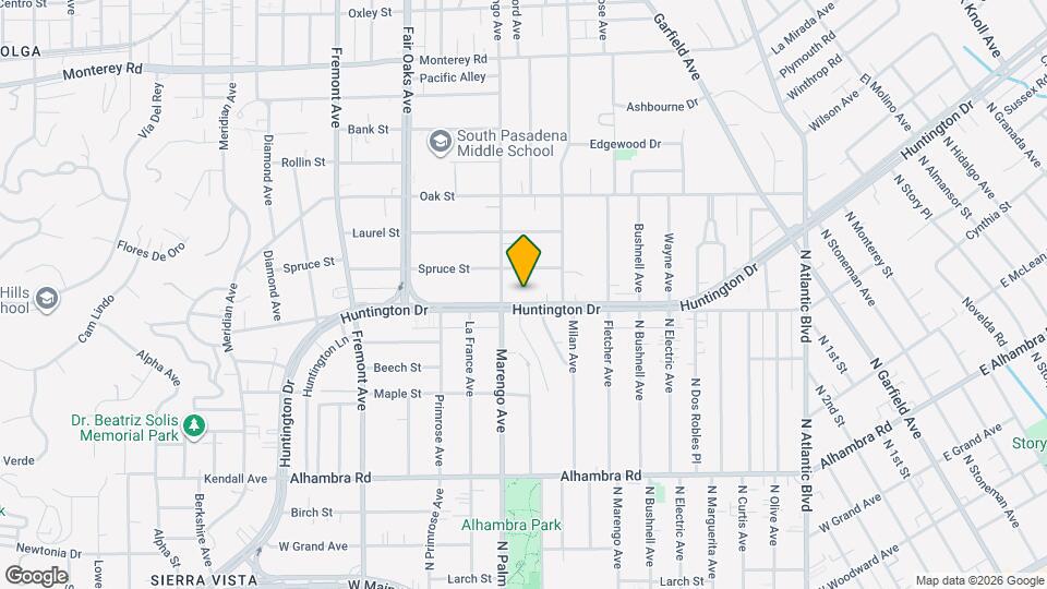 1718 Huntington Dr, Unit 6 Map and Location Details