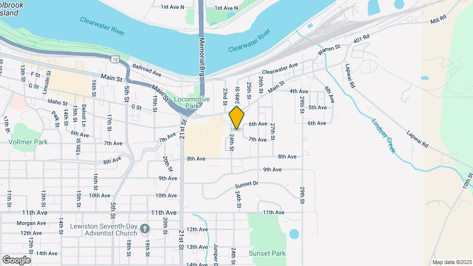 619 24th St Mapa y Detalles de la Ubicación