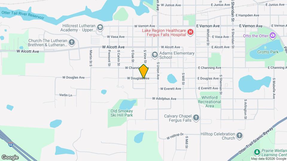 401 W Douglas Ave Map and Location Details