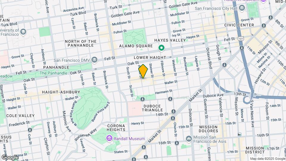 160 Pierce St Mapa y Detalles de la Ubicación