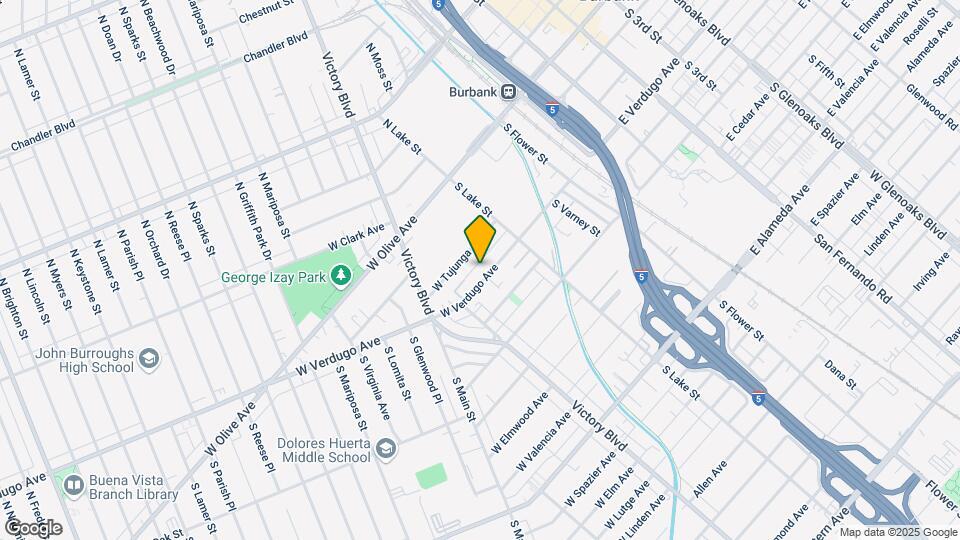 247 West Verdugo Map and Location Details