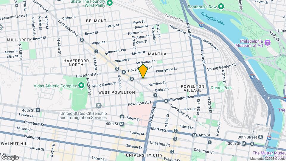 3854 Spring Garden St Map and Location Details