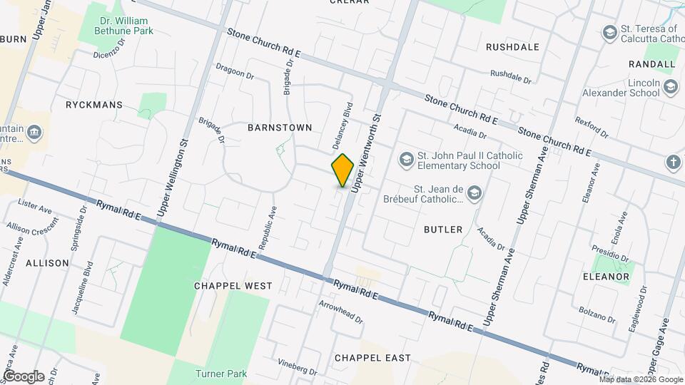 1540 Upper Wentworth St Map and Location Details