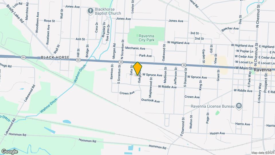 238 Oakgrove St Map and Location Details