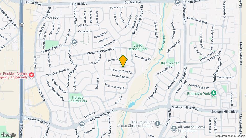 6540 Hannah Rose Rd Map and Location Details