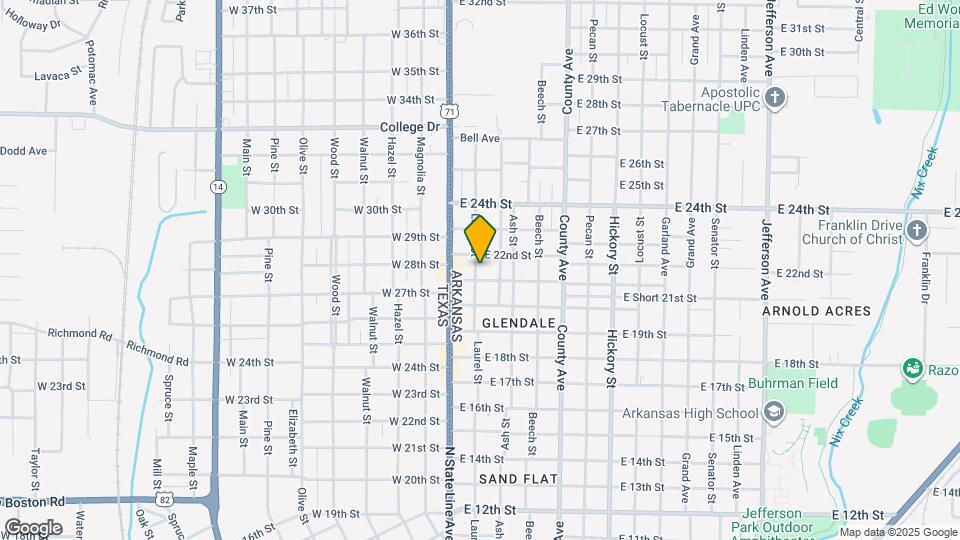 2106 Laurel St Map and Location Details