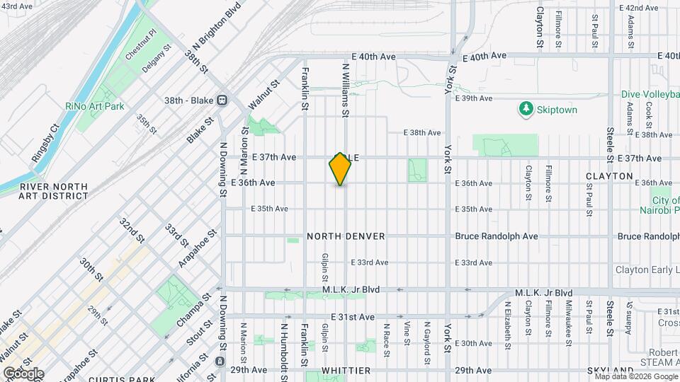 3541 N Williams St Map and Location Details