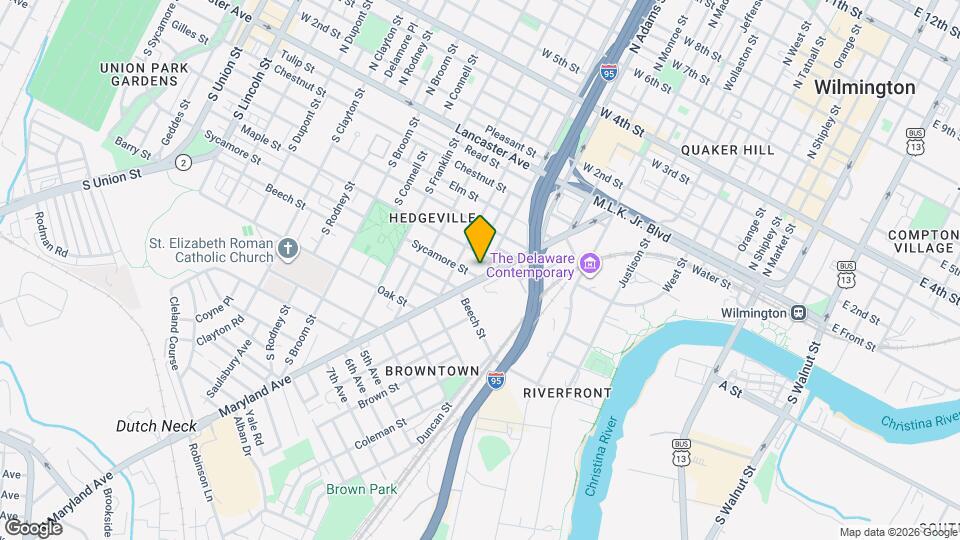 519 S Jackson St Map and Location Details