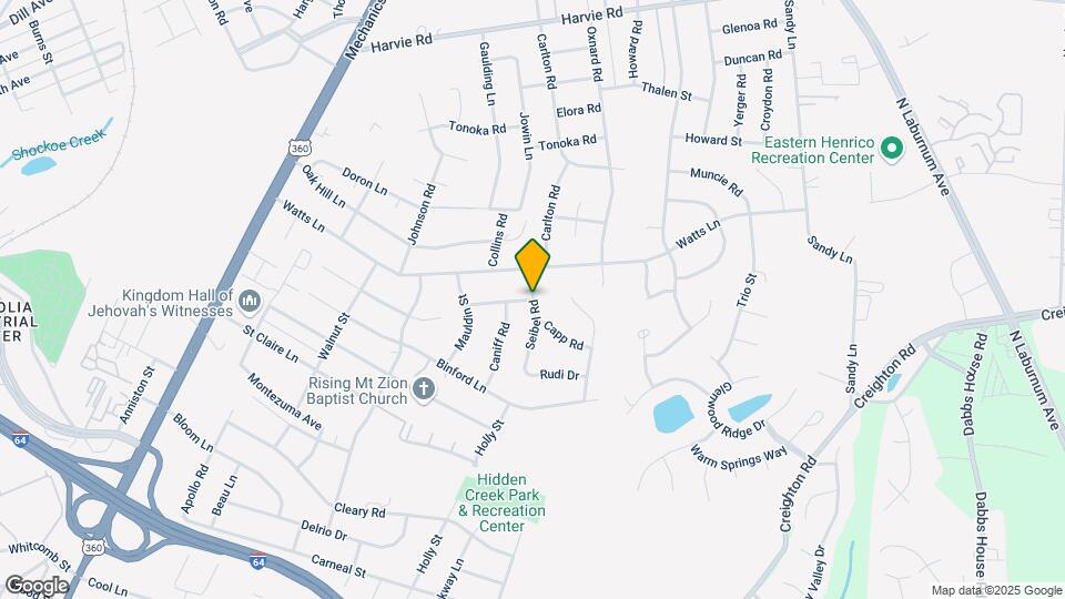 3412 Broadwick Rd Map and Location Details