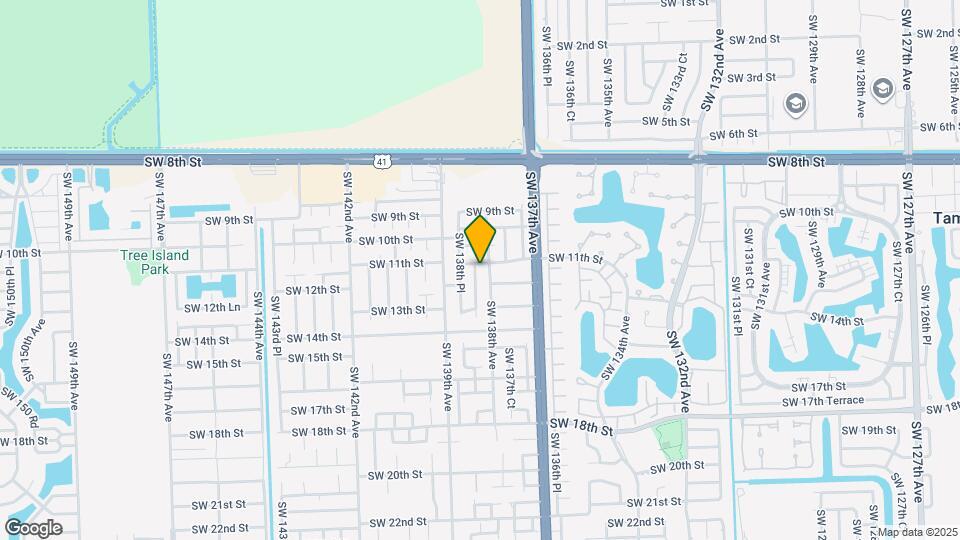 13818 SW 11th St Map and Location Details