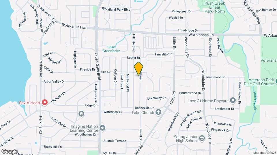 2606 Jewell Dr Map and Location Details
