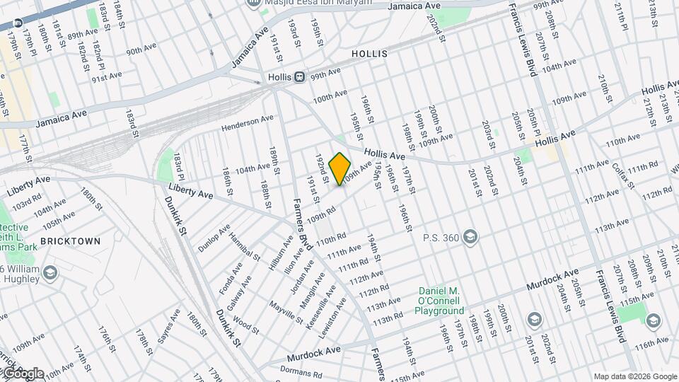 192-14 109th Ave Mapa y Detalles de la Ubicación