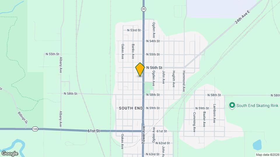 5625 Tower Ave Map and Location Details