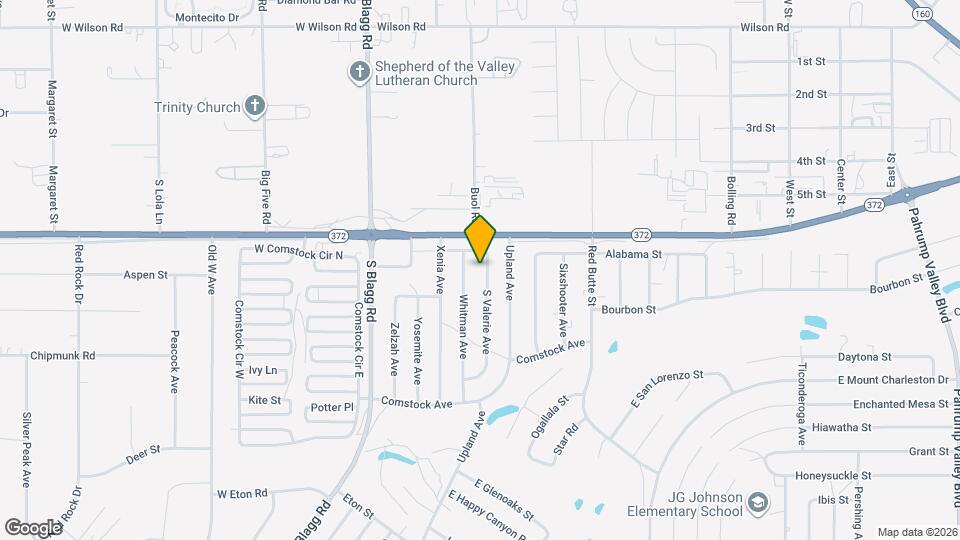 1070 S Potro Ave Map and Location Details