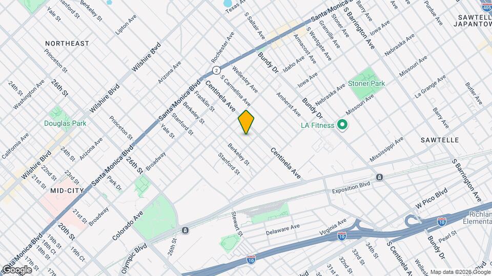 1645 Franklin St Map and Location Details