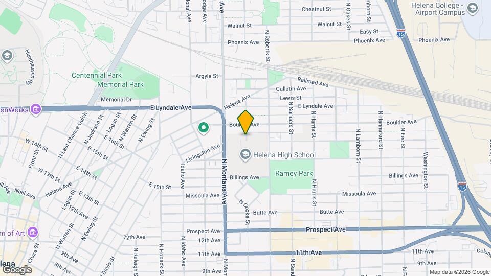 1300 N Cooke St Map and Location Details