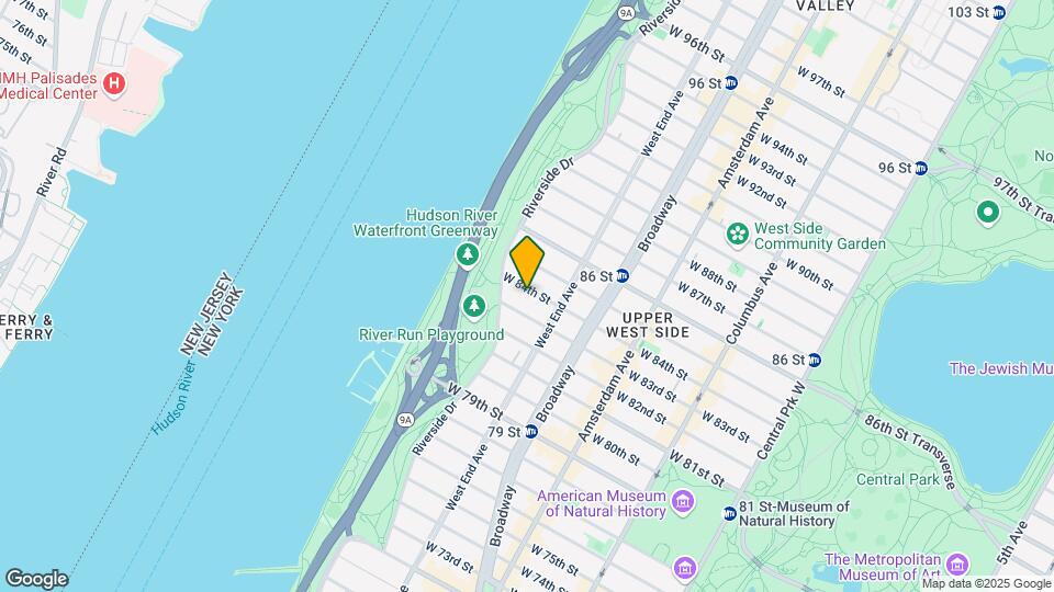 328 W 84th St Map and Location Details