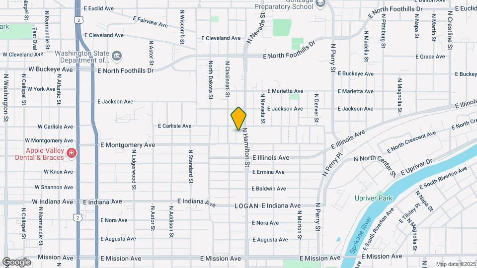 2211-2217 N Hamilton St Map and Location Details