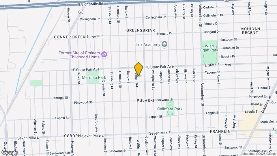 19722 Waltham St Map and Location Details