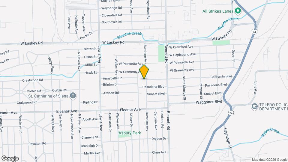 4649 Burnham Ave Map and Location Details