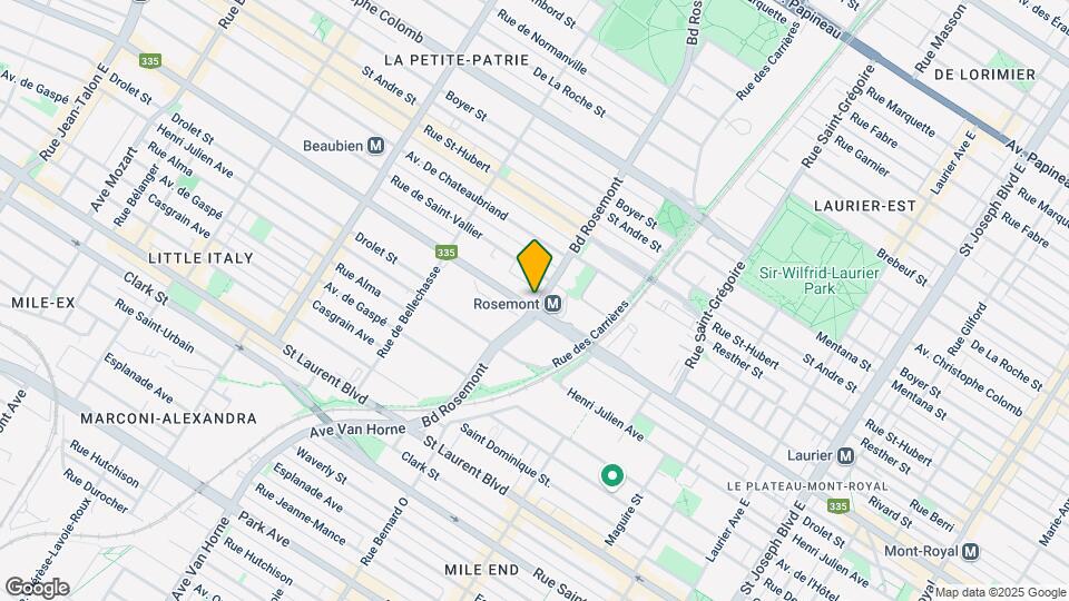 5801 Saint-Denis Map and Location Details