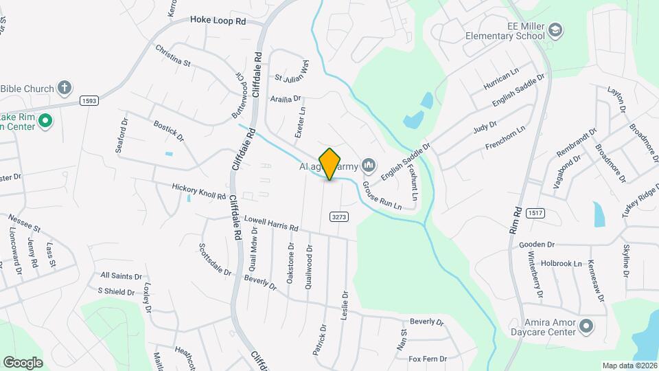 967 Sanchez Dr Map and Location Details