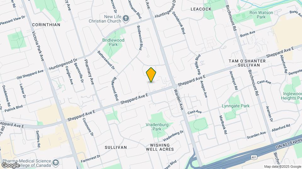 3260 Sheppard Ave E Map and Location Details